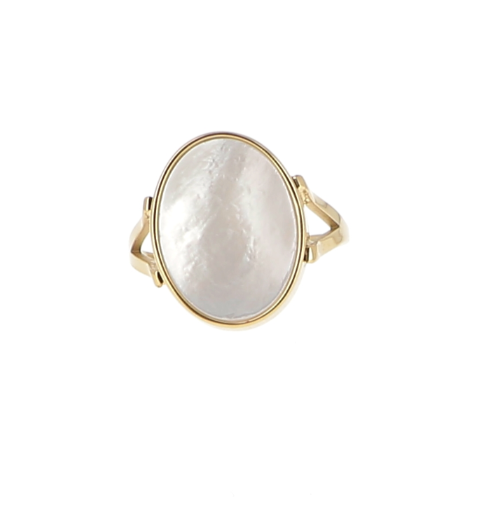 OVAL NATURAL STONE RING