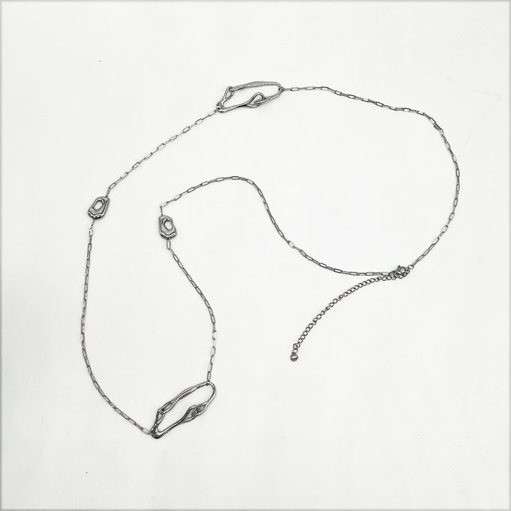 Oval rings necklace I