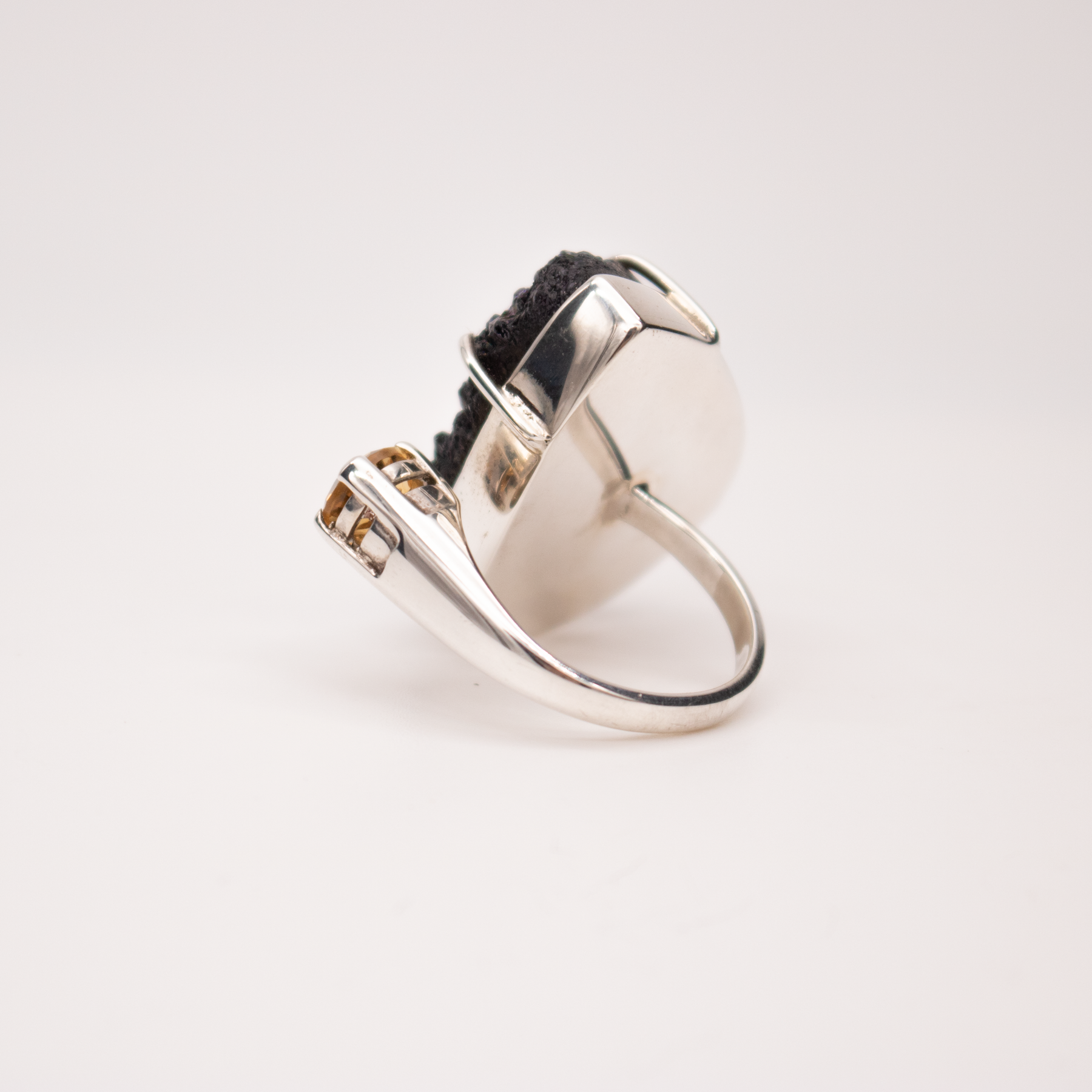 Citrine 2025 druzy ring